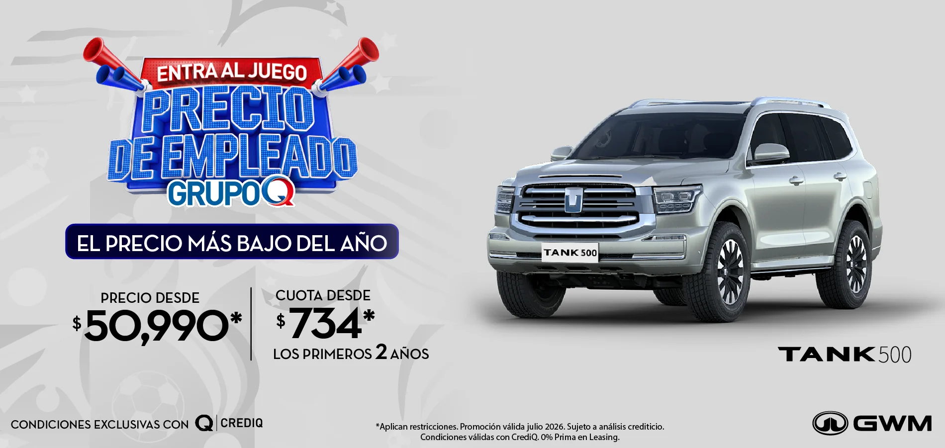 GWM Tank 500 - Grupo Q