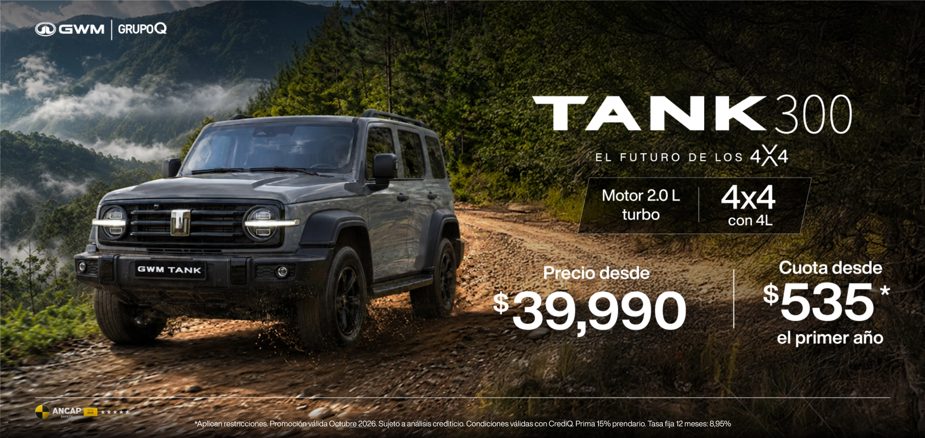 GWM Tank 300 - Grupo Q